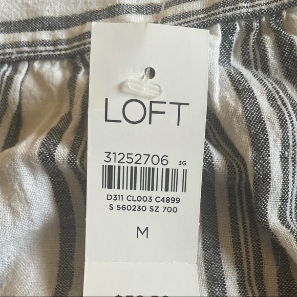 Loft square neck linen blend top - Picture 4 of 4